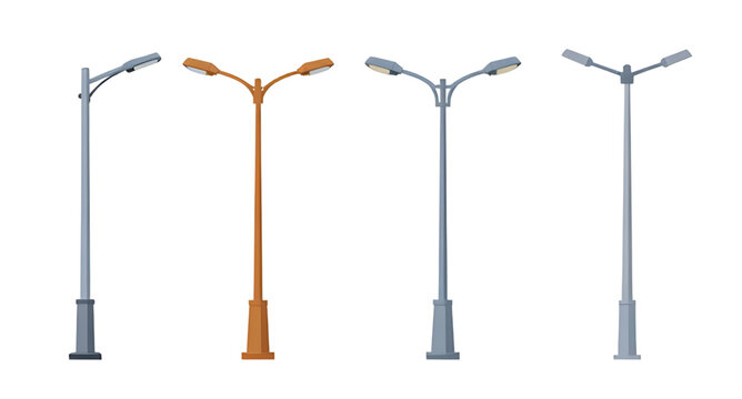 park, streetlight, lamp, lighting, outdoor, lantern, urban, illumination, pole, city, modern, decorative, pathway, vector, illustration, isolated, design