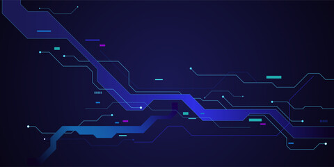 cyber background and link network, light background , digital background future and mainboard , hi tech background and tech blank product © Musdalifah