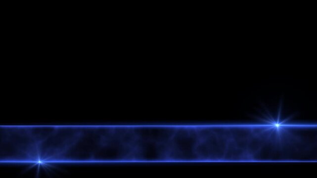 Blue Energy Light Flare Streak and Neon lights Lower Third isolated Alpha Channel Animation, Stream and Broadcast Titles and Video Editing Overlay motion design element