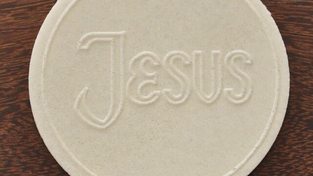 H&oacute;stias e p&atilde;es sacramentais vistos de cima