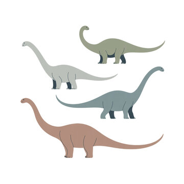 dinosaur, egg, hatching, baby, cartoon, cute, vector, illustration, newborn, shell, broken, brachiosaurus, sauropod, character, mascot, kid, child, nursery, print, card, poster, birthday, isolated, ba