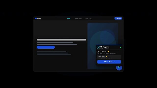 Gemini ai chat web app interface designed for digital technology blogs, ai chatbot articles, tech websites, software reviews. Suitable for tech agencies.