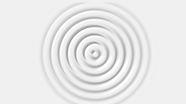 White liquid ripple abstract background, smooth milk surface waves, minimalist clean motion
