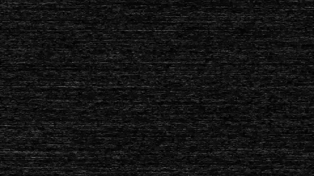 Analog tv static noise texture with glitch effect and grainy screen interference overlay