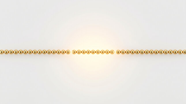 Golden chain, luxury jewelry, metallic texture, shiny gold, decorative border