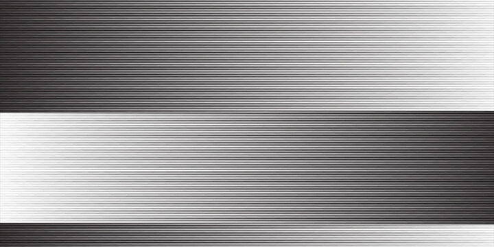 Tapered black diagonal lines on a white background. Slanted parallel line print. Slanted straight lines with gradient or halftone effects.