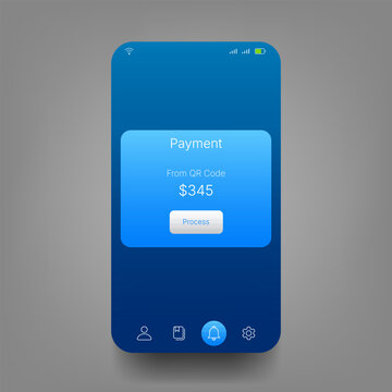 Modern Mobile Payment Notification User Interface Design