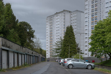 High rise council flat in Glasgow city © Richard Johnson