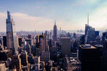 Fototapeta premium new york city skyline