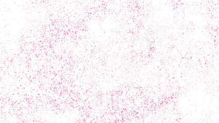 Fototapeta premium Pink particles scattered on white background for creative design and artistic projects
