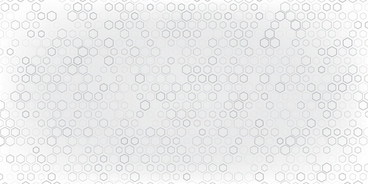 Honeycomb mosaic hexagons background. Black honeycomb on a white background. Plain hexagon grid with bold cells. Hexagon cells. EPS vector illustration
