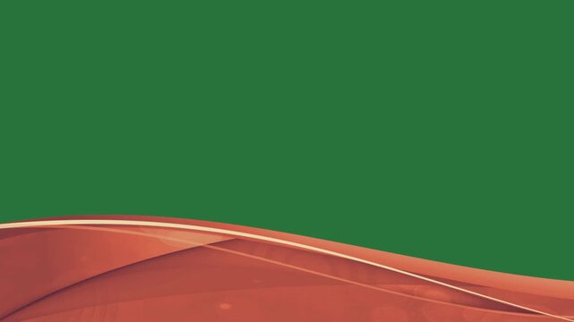 Red Wave Orange Animated Green Screen Chroma Key Video Overlay for Food Promotion Packaging Presentations Social Media Ads and Creative Video Editing