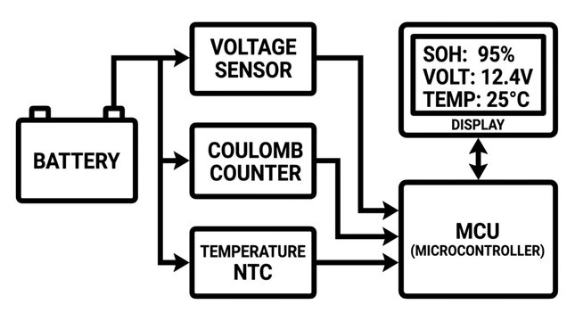 Battery Management System Schematic Diagram.