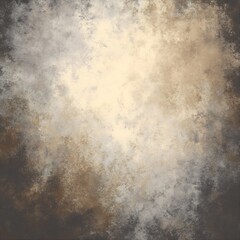 Fototapeta premium Weathered stone texture background with beige and gray mineral deposits and dark eroded edges creating a rustic industrial surface for architectural concepts