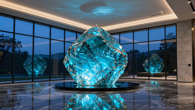 Architectural Paraiba Monolith Luxury Interior
