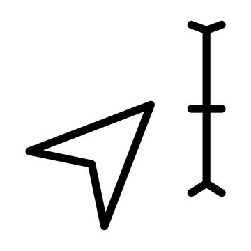 type line icon