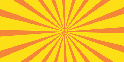 Obraz premium Abstract Blue Sunburst Background with Retro Radial Sun Rays