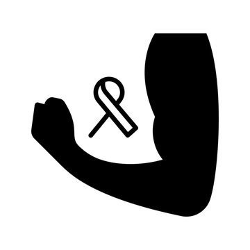 Hemophilia awareness icon. Healthcare and hematology filled symbol. Black and white.