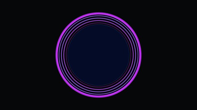 Abstract Earth Ionosphere Frequency Harmonic Animation