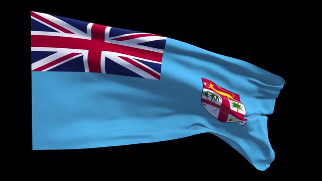 Fiji national flag Union Jack. Oceania South Pacific islands travel tourism geography culture politics education patriotic themes international affairs news broadcasts website headers and online prese