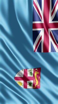 Fiji national flag Union Jack. Oceania South Pacific islands travel tourism geography culture politics education patriotic themes international affairs news broadcasts website headers and online prese