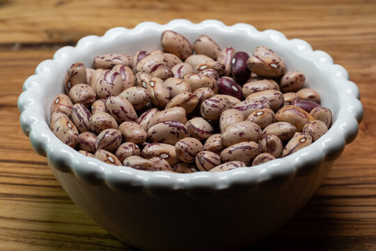 Still life of dried borlotti beans.1