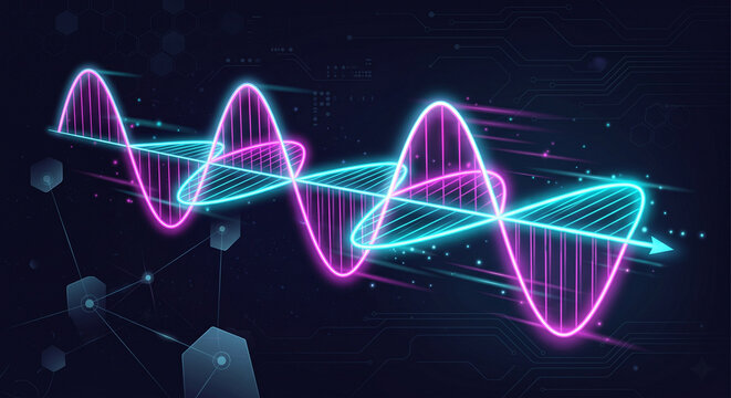 Electromagnetic Wave Energy Illustration