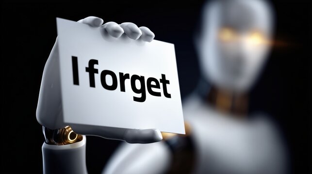 Artificial intelligence memory failure concept machine learning error