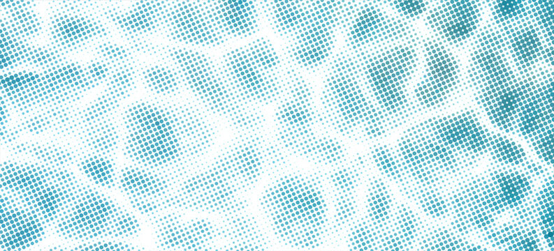 Blue and white water ripples light surface overlay background. 3d clear ocean surface pattern with reflection effect backdrop. Marble desaturated texture.
