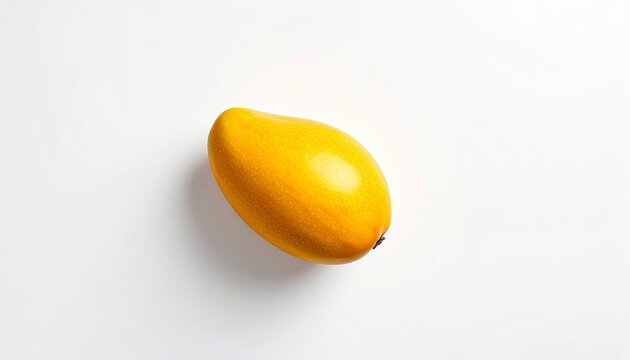 Vibrant yellow tropical fruit on a clean white background, embodying fresh, healthy food concepts