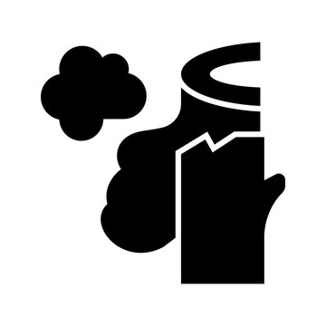 Natural gum icon. Food and food additives filled symbol. Black and white.