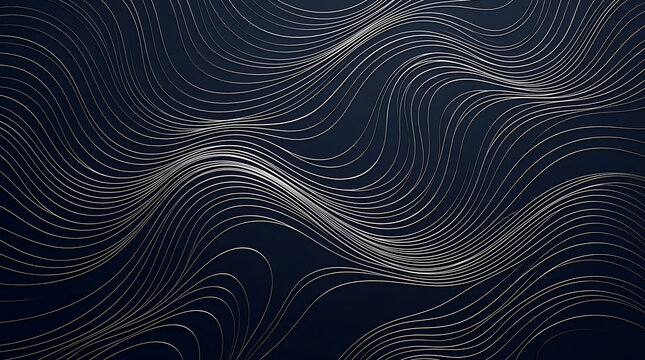 Abstract digital glitch effect with flowing lines and dots, digital