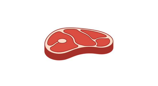 Raw juicy beef steak presented as a delicious cooking ingredient ready for preparation for a flavorful meal served at a restaurant or home kitchen for culinary enjoyment