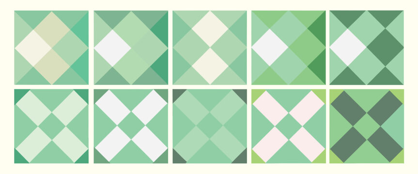 Green argyle pattern backgrounds