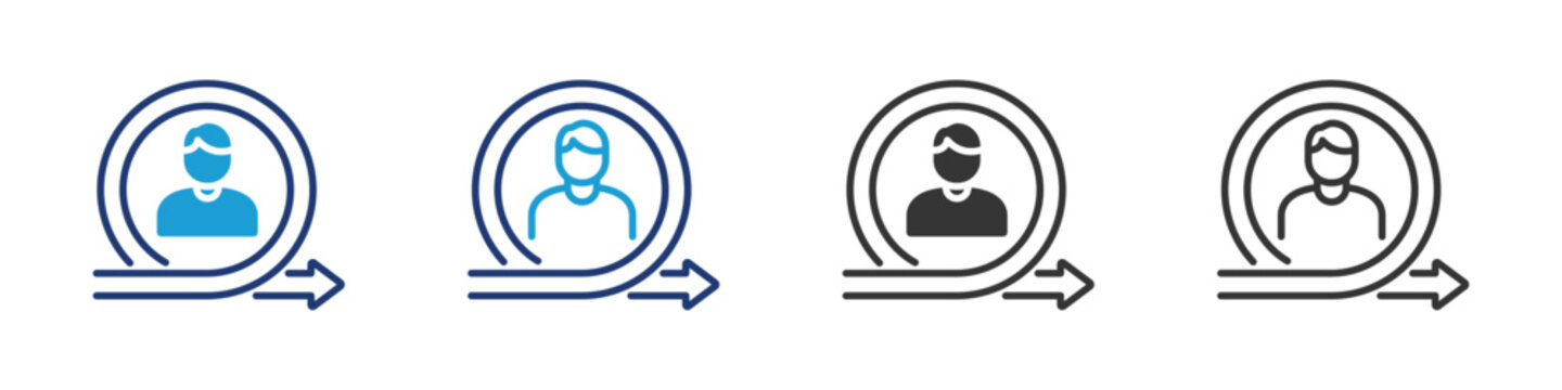 Retention icon set collection multi-style.