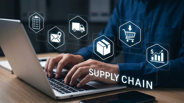 Supply Chain Logistics Transport Management Digital Distribution System