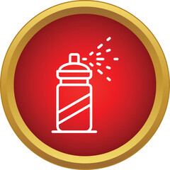Obraz premium Spray can icon illustrating artistic expression with paint
