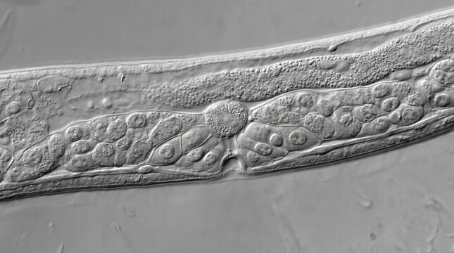 Caenorhabditis elegans Vulval Development Nomarski DIC