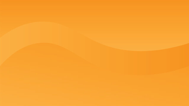 Orange flowing wave background with smooth curved lines and subtle modern gradients.
