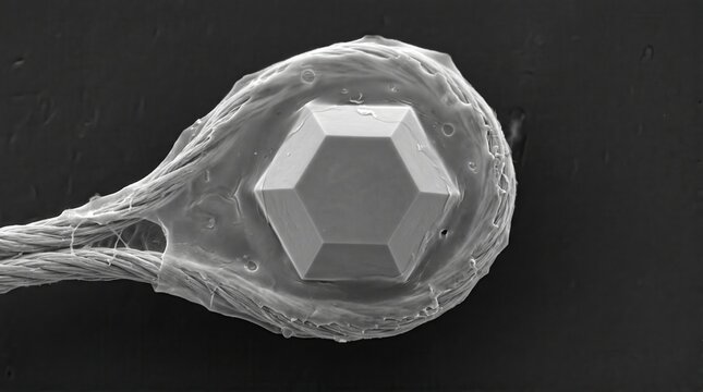Protein Crystal X-Ray Synchrotron Mounted Cryoloop SEM