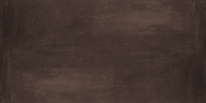 Brown blackboard background with subtle chalk smudges and texture. A dark brown textured blackboard background featuring subtle white chalk smudges and eraser streaks