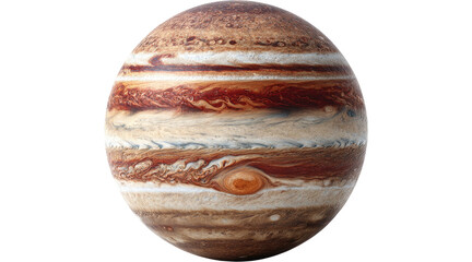 Jupiter planet png  isolated on transparent background © Muhammad
