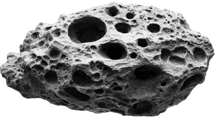 A meteorite png, isolated on transparent background © Muhammad