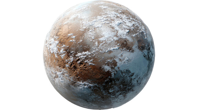 pluto planet, png, space, earth, isolated on transparent background