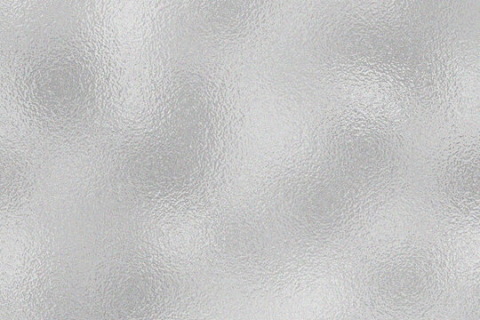 Frosted Glass Texture Background with Semitransparent Patterned Silver Surface