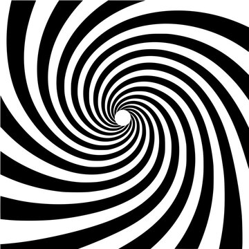 Spiral black white background vector graphic svg illustration