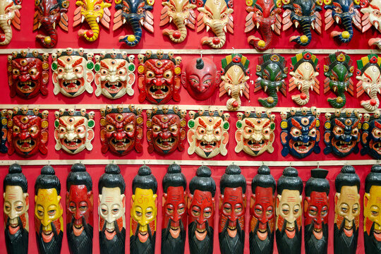 Nepali Ritual Masks In Action