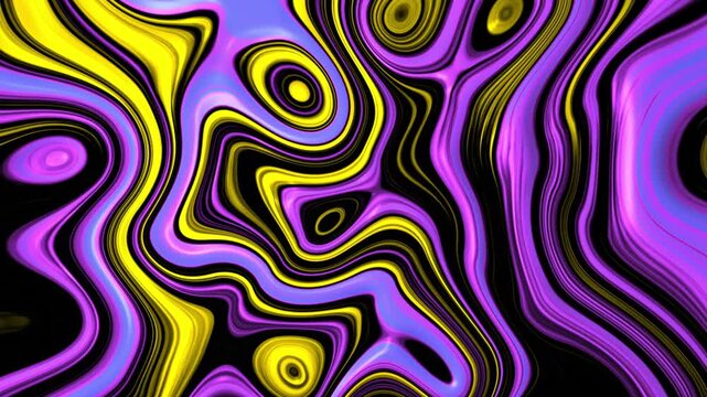 Abstract background, liquid Fractal animation, websites, social media graphics, and artistic projects, resembling the texture of molten lava or marble, liquid fractual moving video footage.4k loop