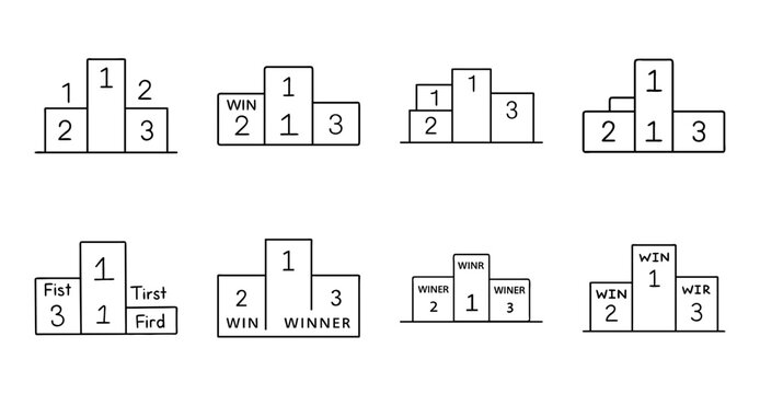 Educational number matching game cards set - Colorful vector cards showing number matching games with blocks and dice for teaching kids basic math skills.