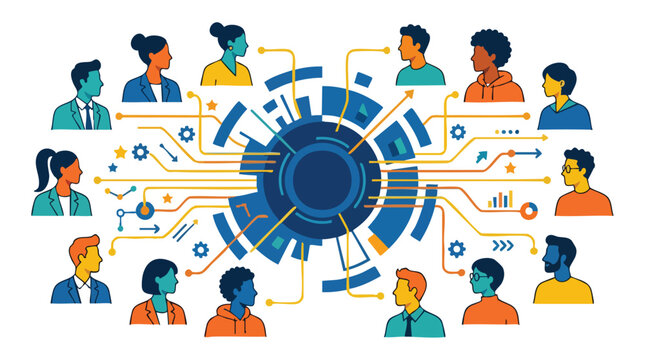 Diverse Global Workforce Connected Through Human-Centric Data Ecosystem for Scalable B2B Digital Transformation and Creative Collaboration
